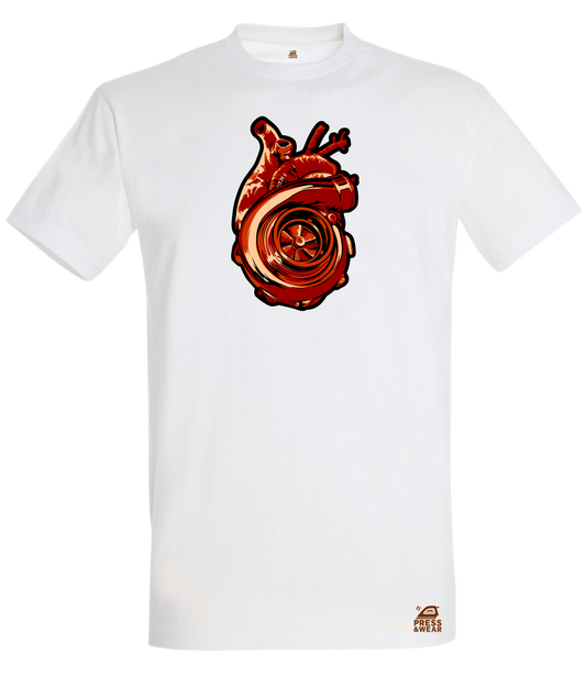 Heart and Turbo Graphic T-Shirt