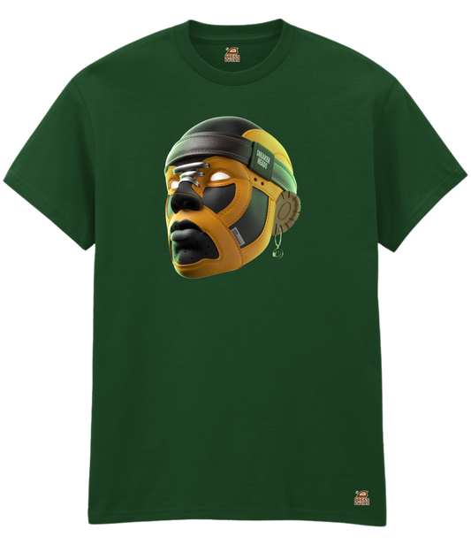 Futuristic Mask Graphic T-Shirt